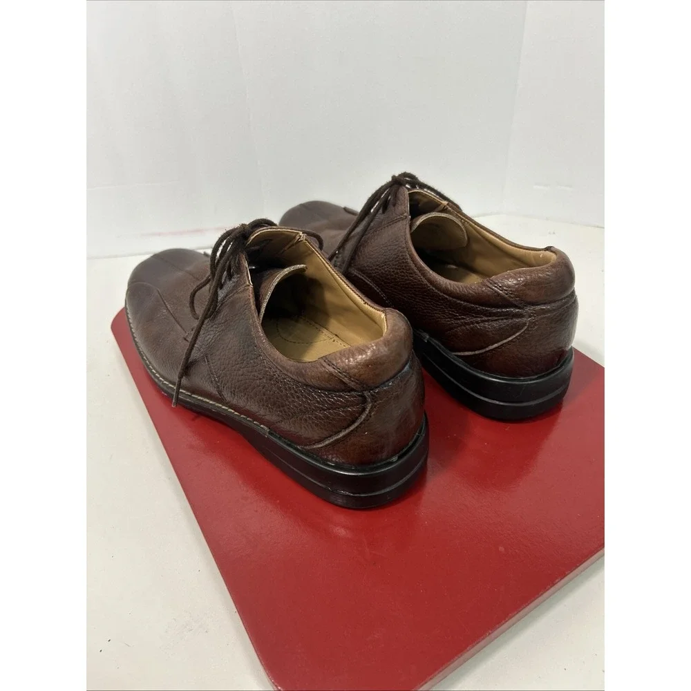 GH Bass and CO Mens 10.5 M Bass Lex Brown Lace Up Oxford‎ Multi Textured Shoes